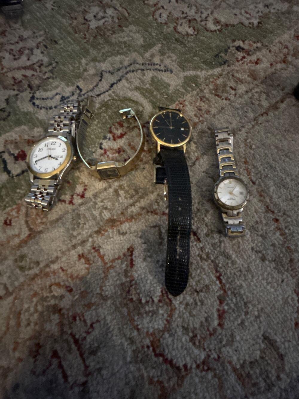 Vintage Pulsar Watch Lot - 4 Pieces - For Parts or Repair Only